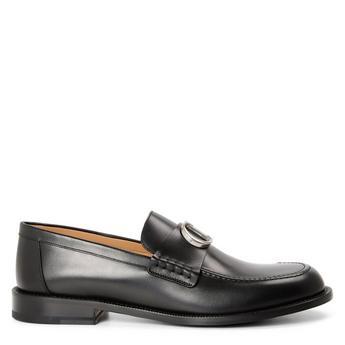 Men's Archie Buckle Leather Loafers by DIOR