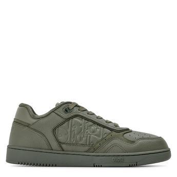 Men's B27 Oblique Leather Low-Top Trainers by DIOR