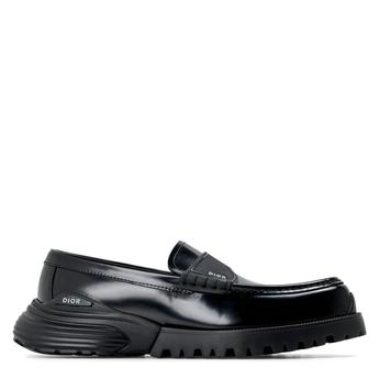 Men's CD Combat Leather Loafers by DIOR