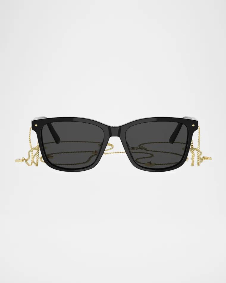 Petit CD S2I Acetate Square Sunglasses by DIOR