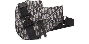 Saddle D Oblique Canvas bag by DIOR