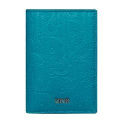 Vertical Bifold Card Holder in Dior Gravity leather by DIOR