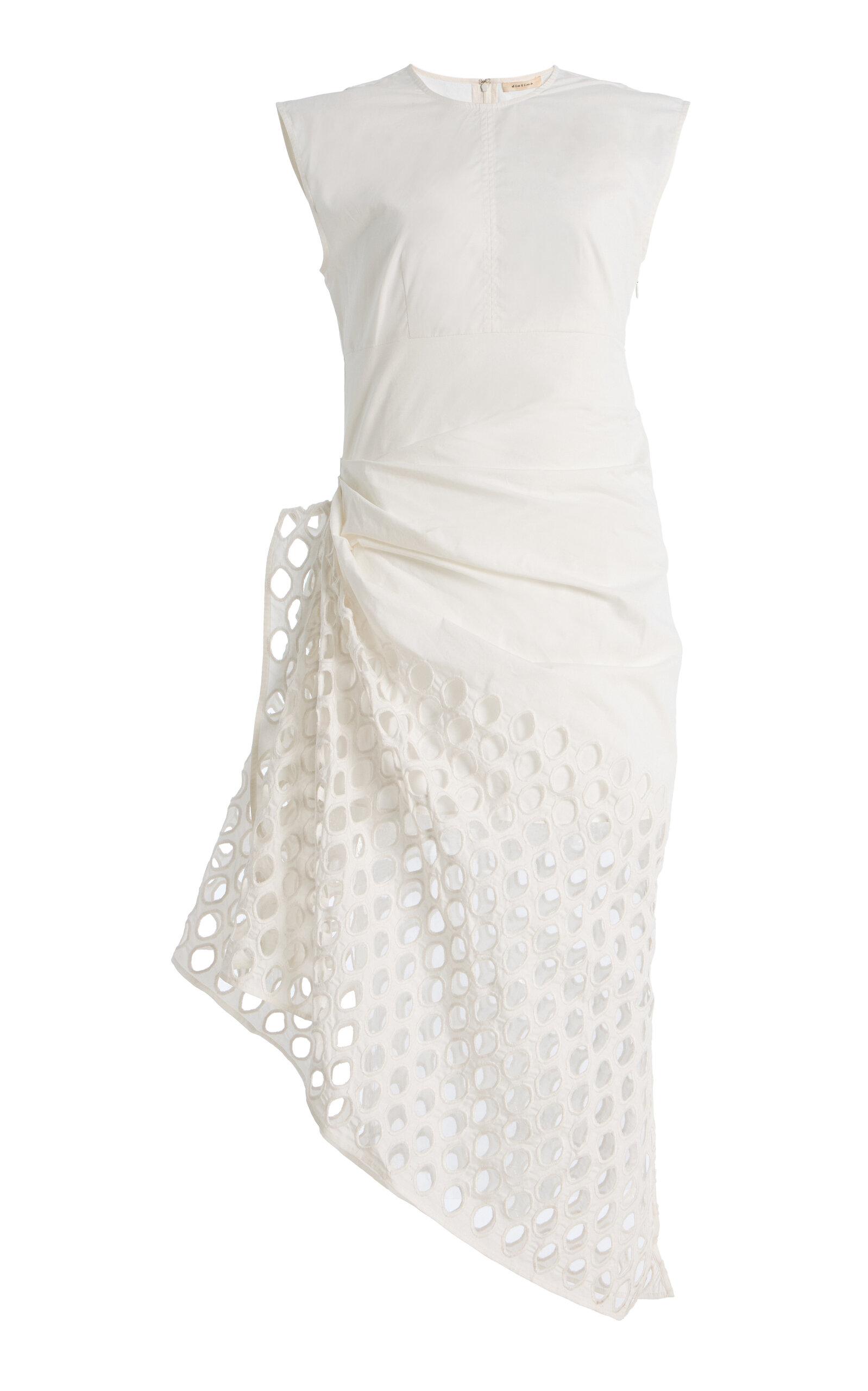 Diotima Notting Broderie Anglaise Cotton Midi Dress - Moda Operandi by DIOTIMA