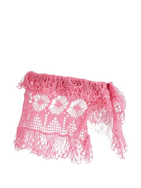 crochet fringed skirt by DIOTIMA