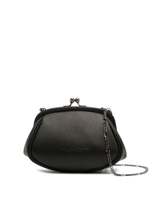 clasp leather shoulder bag by DISCORD YOHJI YAMAMOTO