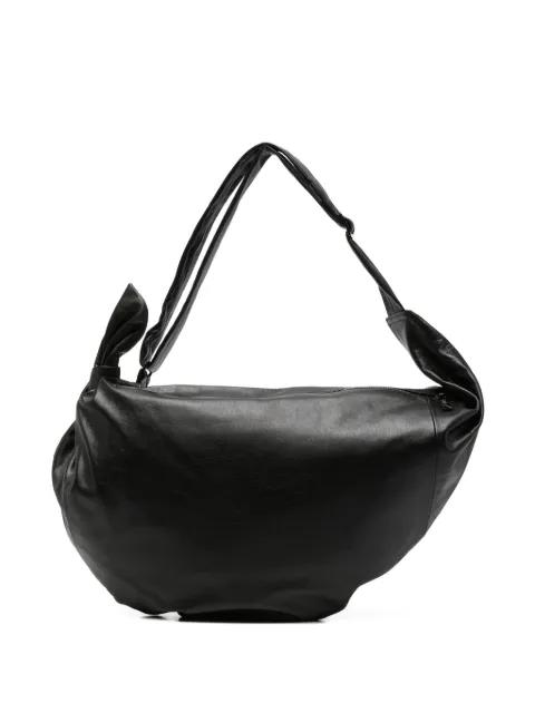 knot-detail leather shoulder bag by DISCORD YOHJI YAMAMOTO