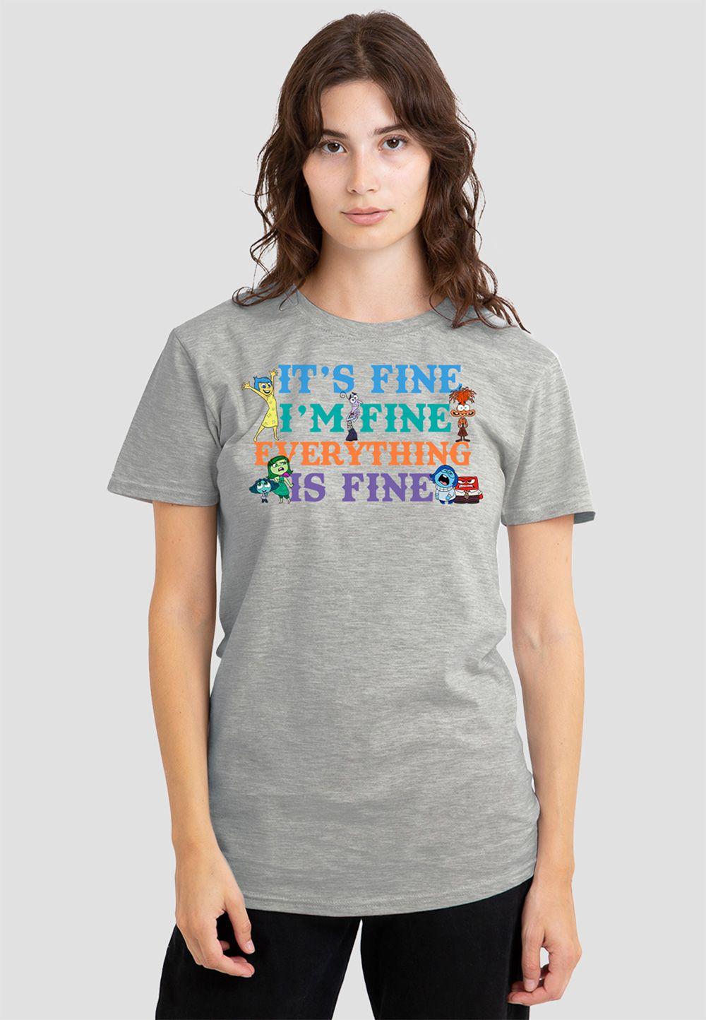 Inside Out 2 Joy Its Fine Im Fine T-Shirt by DISNEY