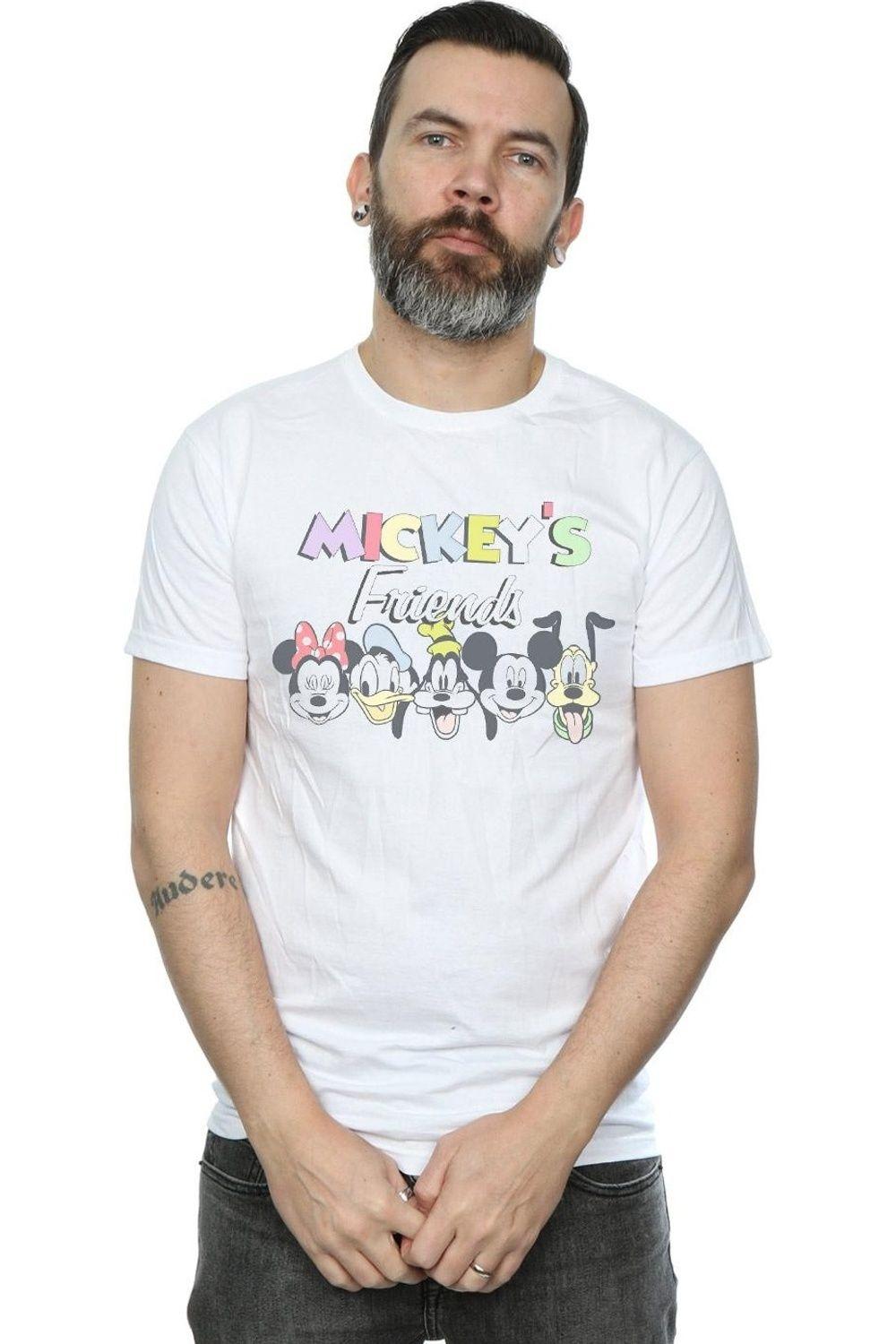 Mickey Mouse Friends Faded Nostalgia T-Shirt by DISNEY