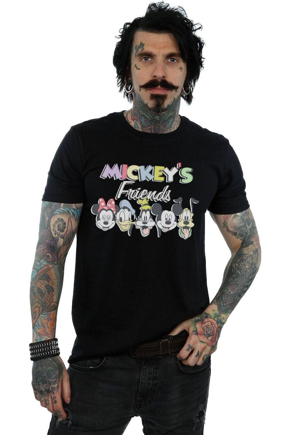 Mickey Mouse Friends Faded Nostalgia T-Shirt by DISNEY