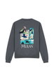 Mulan Action Panels  Sweatshirt Charcoal by DISNEY