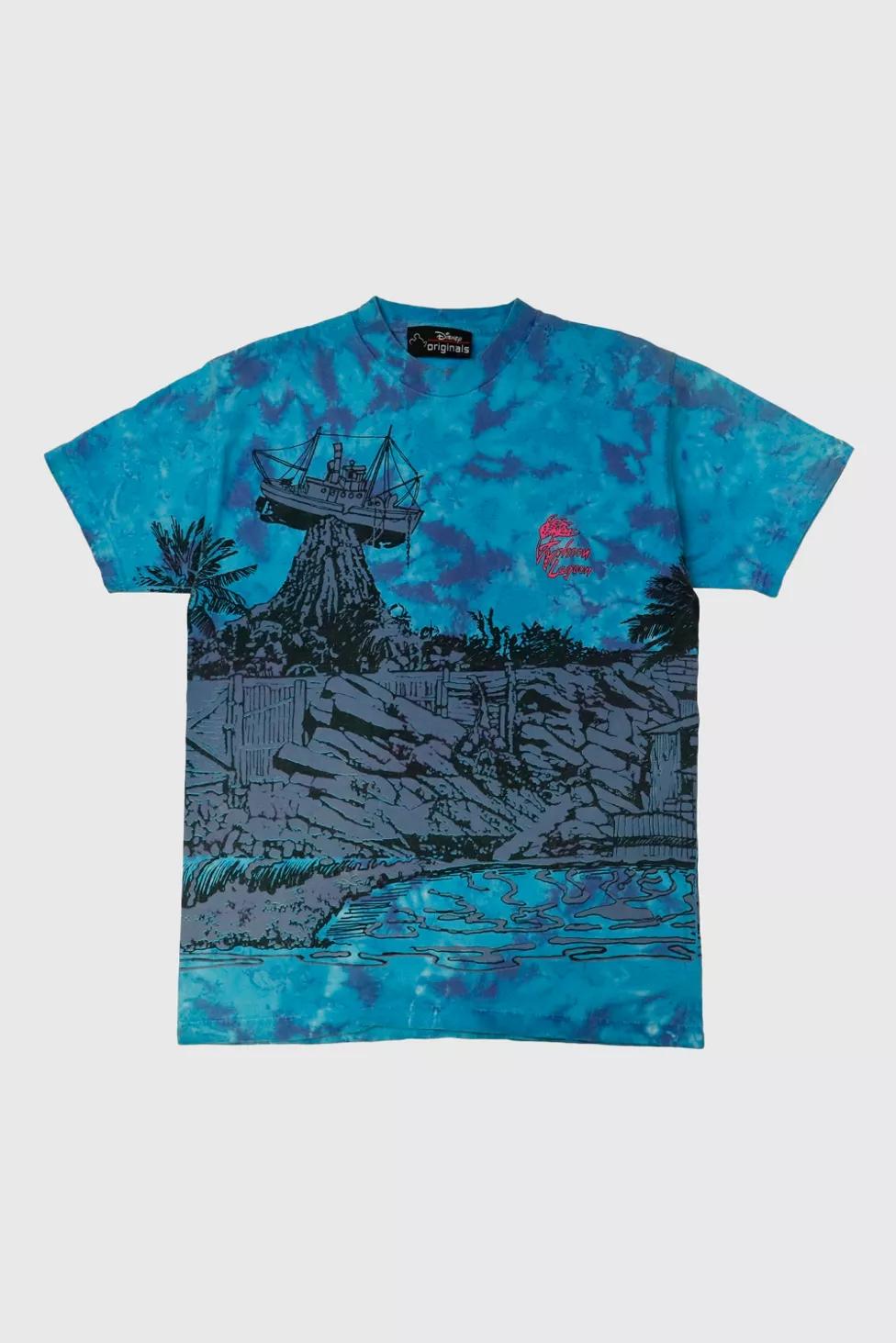 Vintage Disney Typhoon Lagoon Tie-Dye Graphic T-Shirt by DISNEY