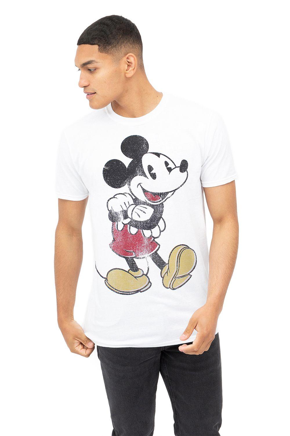 Vintage Mickey Mouse Cotton T-shirt by DISNEY
