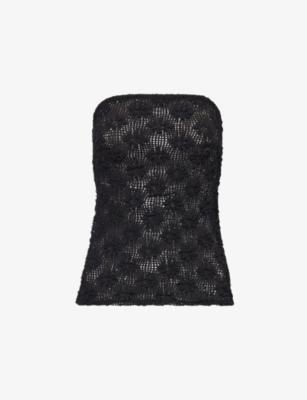 Agnes Crochet Bandeau Top by DISSH