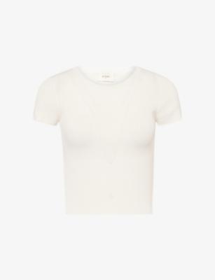 Clo Baby Ribbed Stretch-Knit T-Shirt by DISSH