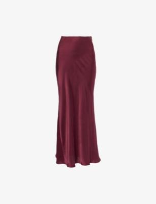 Colette Bias-Cut Silk Midi Skirt by DISSH
