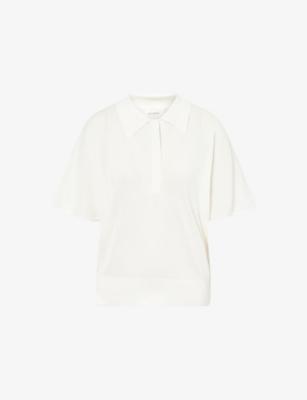 Eli Relaxed-Fit Knitted Polo Top by DISSH