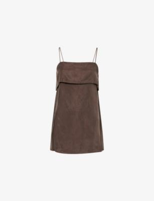 Ida Sleeveless Fold-Over Woven Top by DISSH