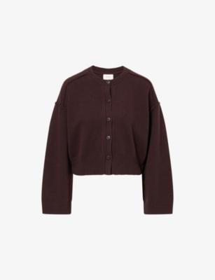 Paige Round-Neck Wool Cardigan by DISSH
