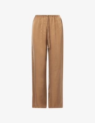 Percy Wide-Leg Silk Trousers by DISSH