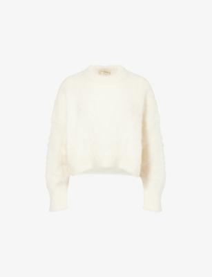 Salma Tuck Sleeve Alpaca-Blend Jumper by DISSH