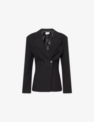 Suri Cinched Stretch-Woven Blazer by DISSH