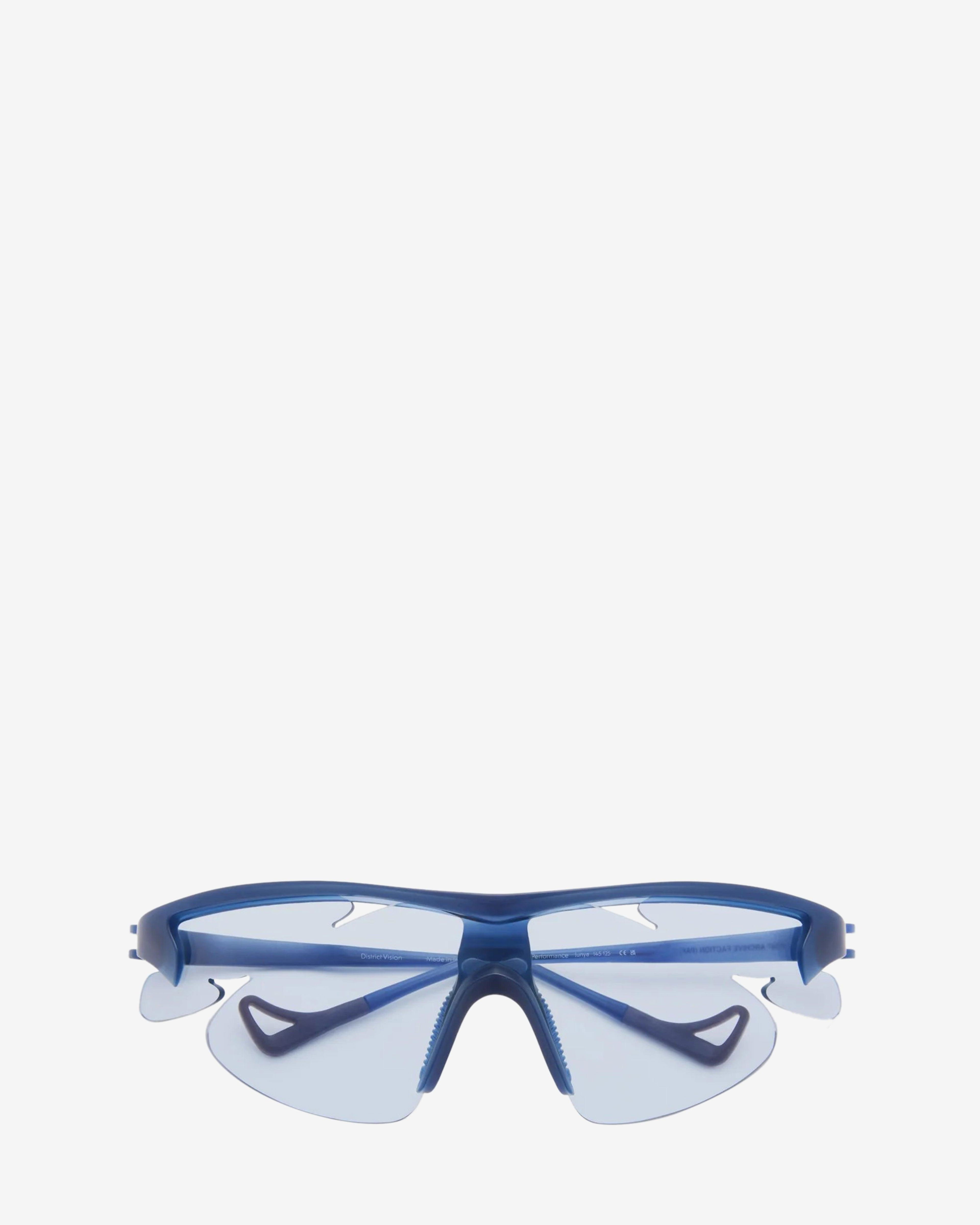 District Vision - PAF Junya Racer Sunglasses - (Dark Navy/Blue) by DISTRICT VISION
