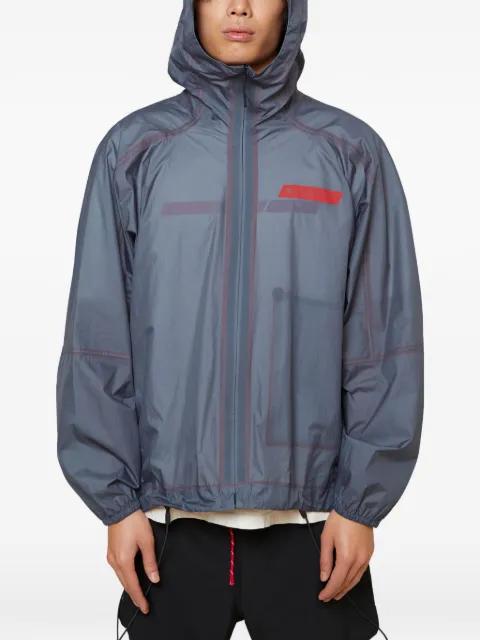 x Massimo Osti logo hoodied jacket by DISTRICT VISION