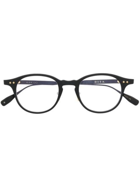 Ash engraved.-logo detail glasses by DITA