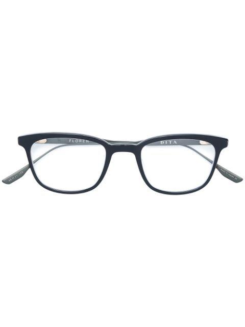 Floren square frame glasses by DITA