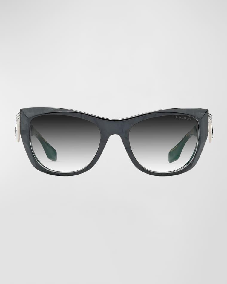 Icelus Acetate & Titanium Cat-Eye Sunglasses by DITA