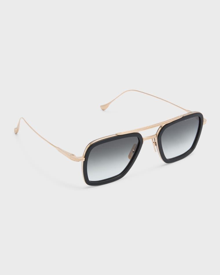Men's Flight 006 Double Bridge Metal Aviator Sunglasses by DITA