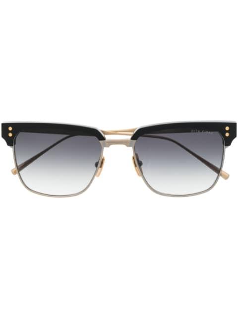 contrasting-bridge sunglasses by DITA