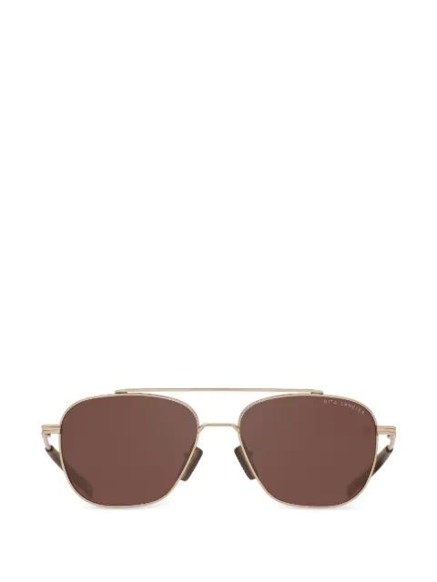 double-bridge pilot sunglasses by DITA