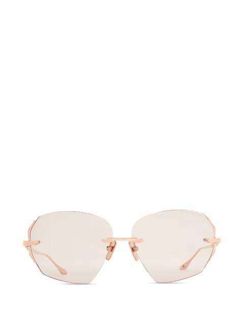 geometric-frame sunglasses by DITA