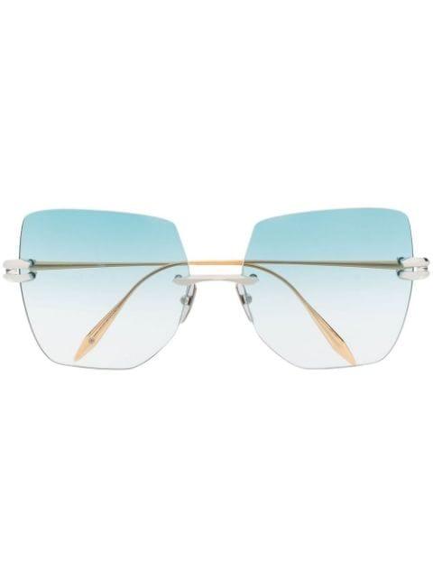 gradient butterfly-frame sunglasses by DITA