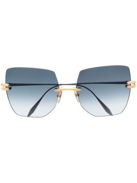 gradient butterfly-frame sunglasses by DITA