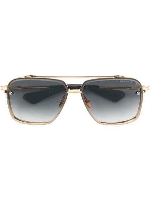 oversized geometric sunglasses by DITA