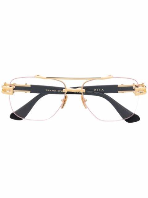 pilot-frame glasses by DITA