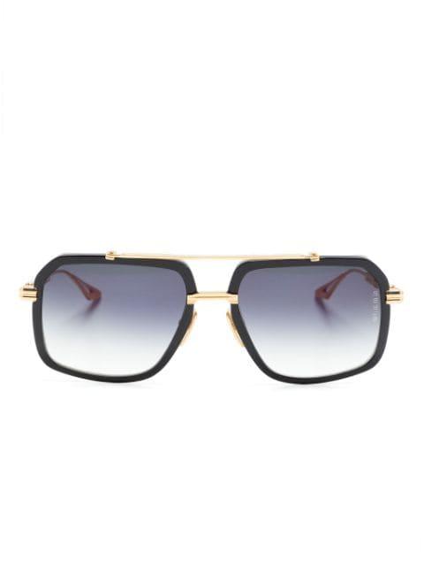 pilot-frame gradient sunglasses by DITA