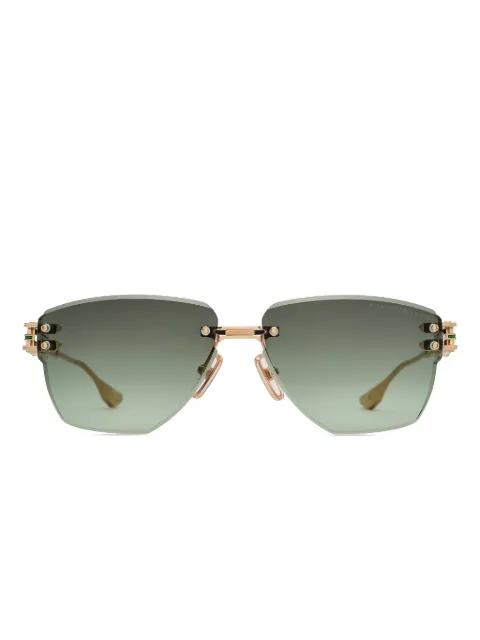 rimless geometric-frame sunglasses by DITA