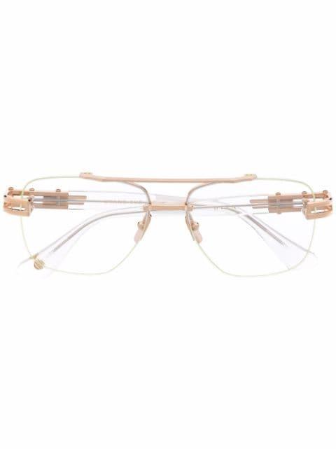 square-frame glasses by DITA