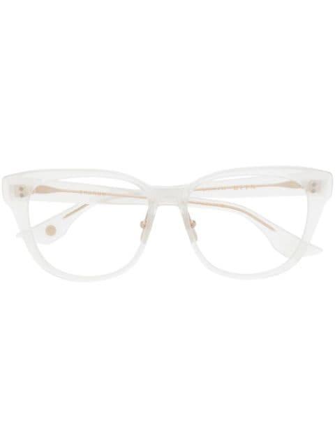 transparent-effect glasses by DITA