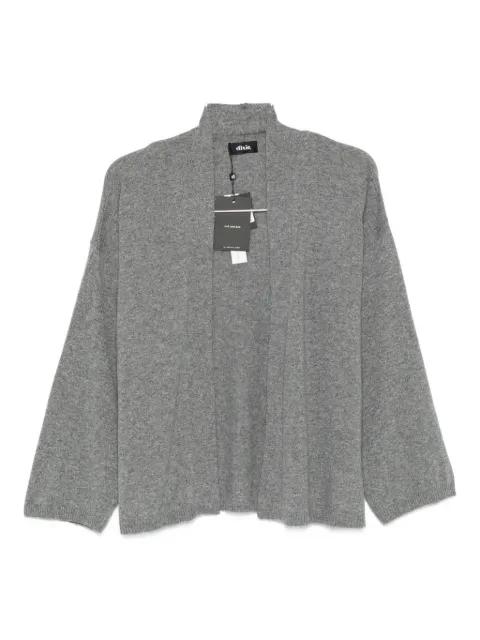 mélange-effect cardigan by DIXIE