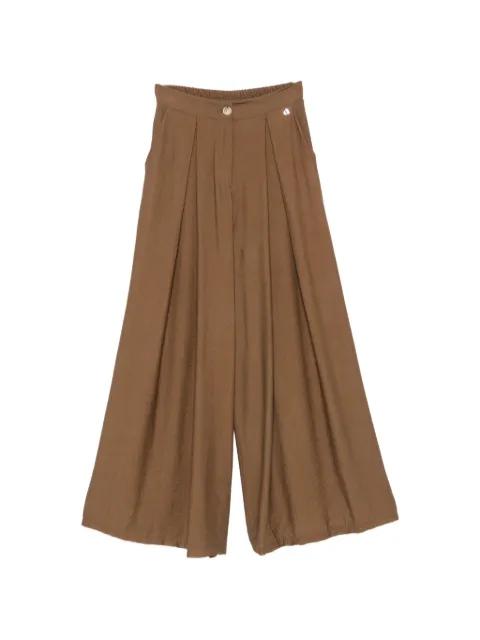 pleated wide-leg trousers by DIXIE