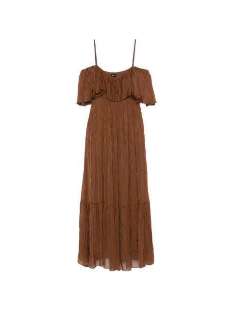 ruffled-detail maxi dress by DIXIE