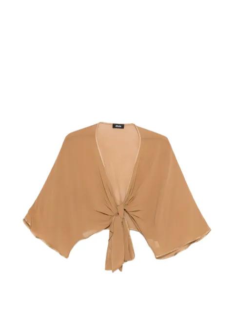 tie-front top by DIXIE