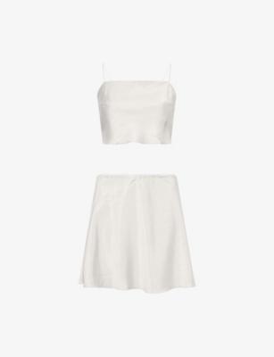 Dream Mini Woven Shorts And Top Set by DJERF AVENUE Dream Mini Woven Shorts And Top Set by DJERF AVENUE