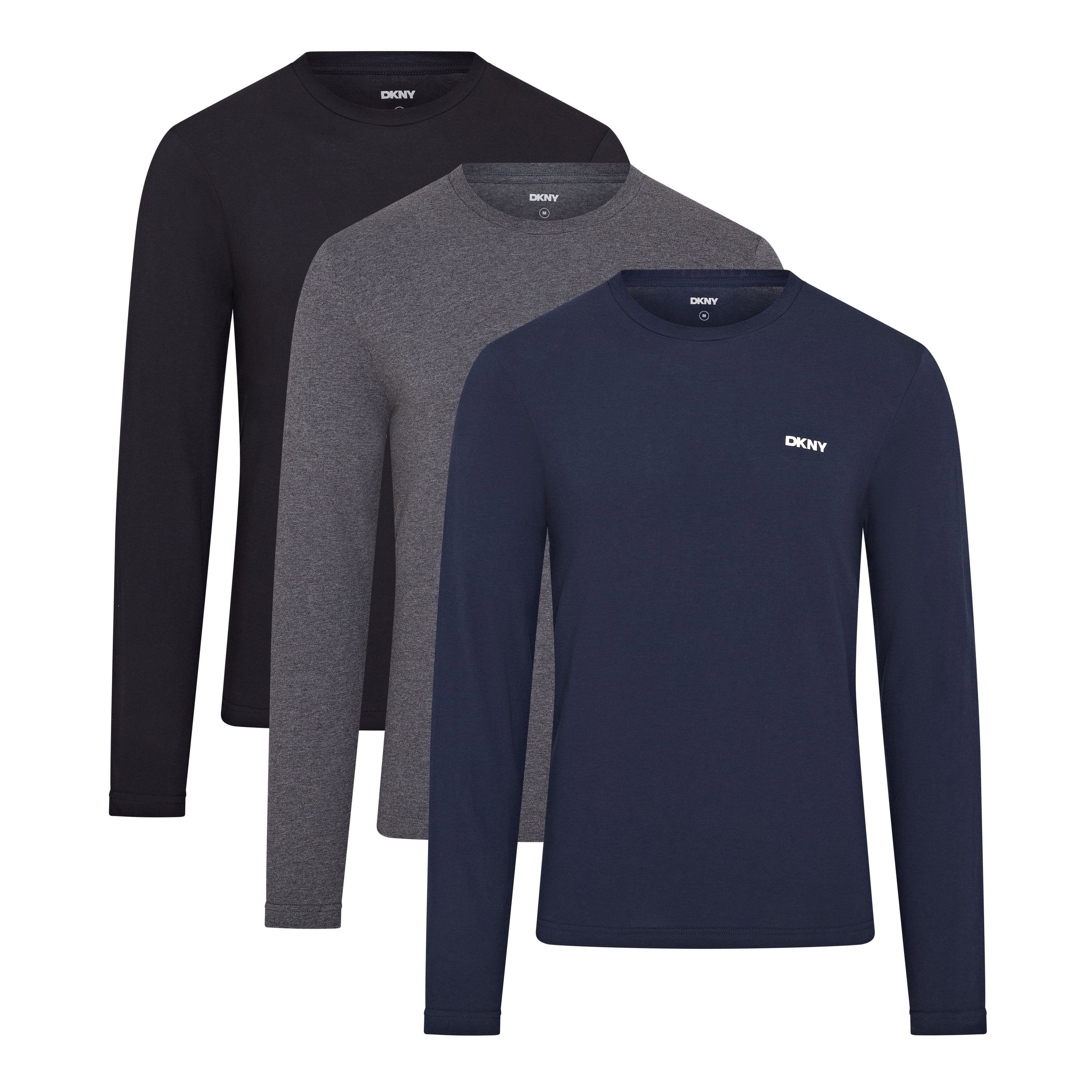 3 Pack Warriors Long Sleeve T-Shirt by DKNY