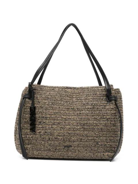 Aisling woven shoulder bag by DKNY