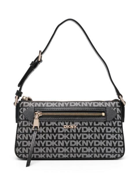 Bryant Ave monogram-pattern cross body by DKNY